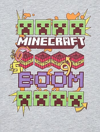 T-shirt 'Minecraft' à manches courtes