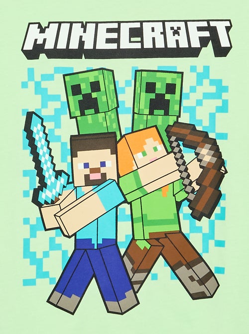 T-shirt 'Minecraft' à manches courtes - Kiabi