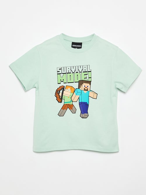 T-shirt 'Minecraft' met korte mouwen - Kiabi