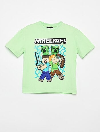 T-shirt 'Minecraft' met korte mouwen