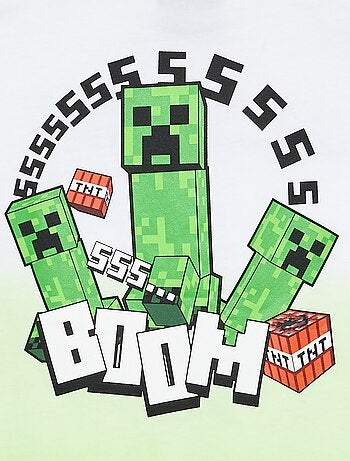 T-shirt 'Minecraft' met korte mouwen