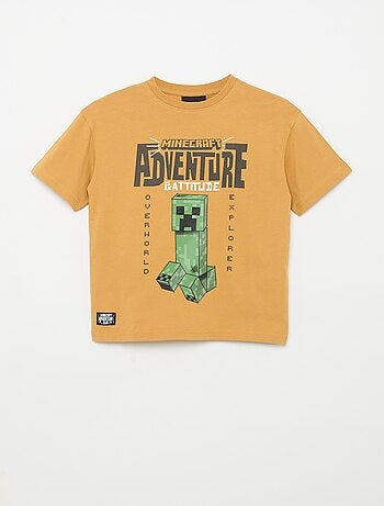 T-shirt 'Minecraft' met korte mouwen