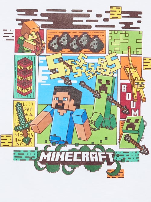 T-shirt 'Minecraft' met korte mouwen - Kiabi