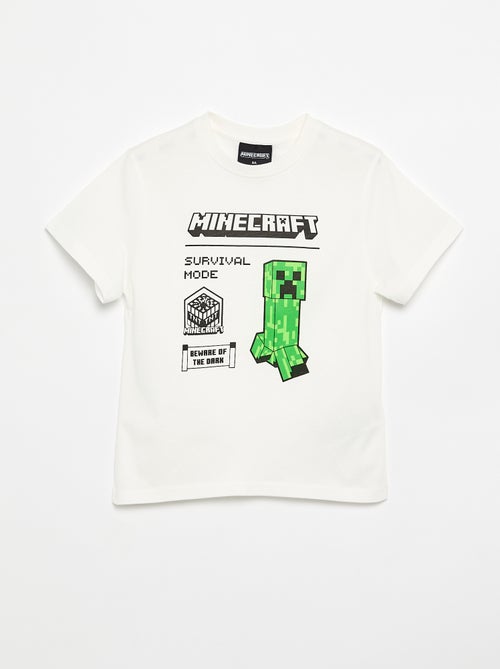 T-shirt 'Minecraft' met korte mouwen - Kiabi