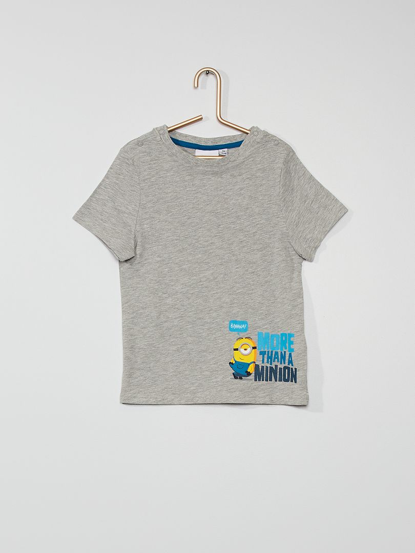 T-shirt 'Minions' GRIJS - Kiabi
