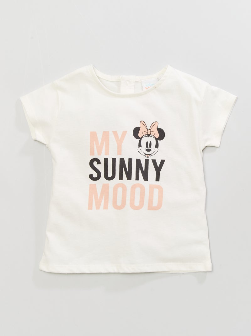 T-shirt 'Minnie' 'Disney' WIT - Kiabi