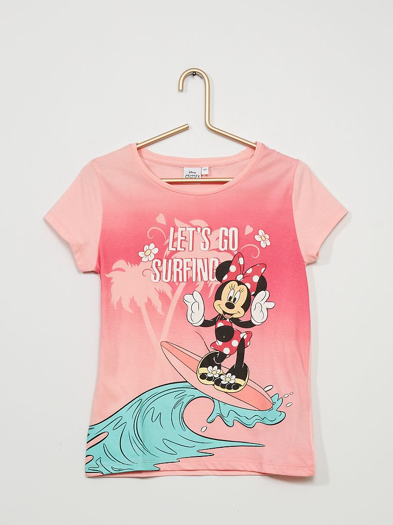T-shirt 'Minnie' en jersey Rose 'Minnie' - Kiabi
