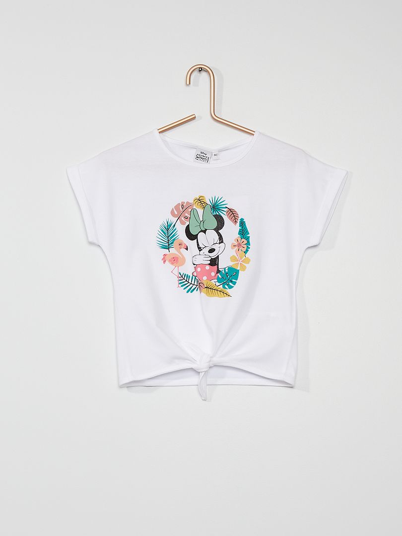 T-shirt 'Minnie Mouse' blanc - Kiabi
