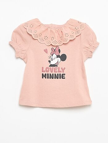 T-shirt 'Minnie' van 'Disney' met korte mouwen en kraagje