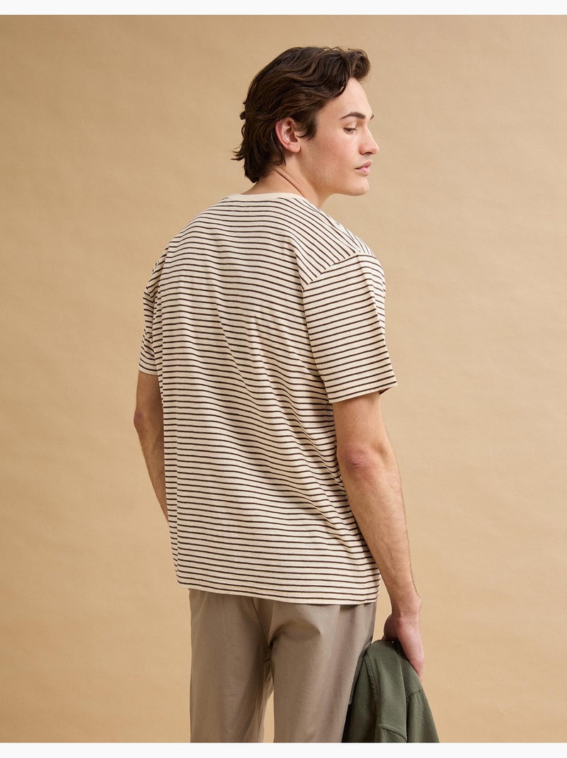T-shirt, MO Fashion Marron - Kiabi