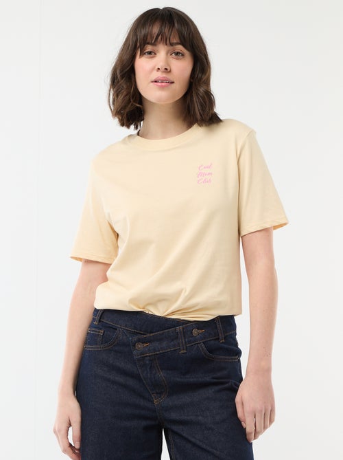 T-shirt 'Moederdag' met korte mouwen - Kiabi