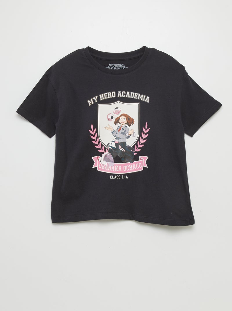 T-shirt 'My Hero Academia' Noir - Kiabi