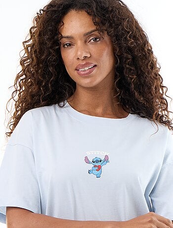 T-shirt nachthemd 'Stitch'