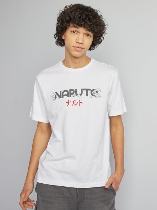 T-shirt 'Naruto' imprimé recto-verso manches courtes - Kiabi