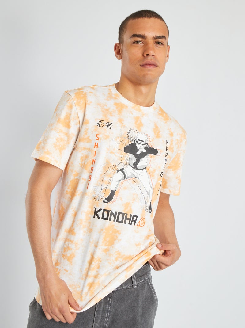 T-shirt 'Naruto' manches courtes Orange - Kiabi