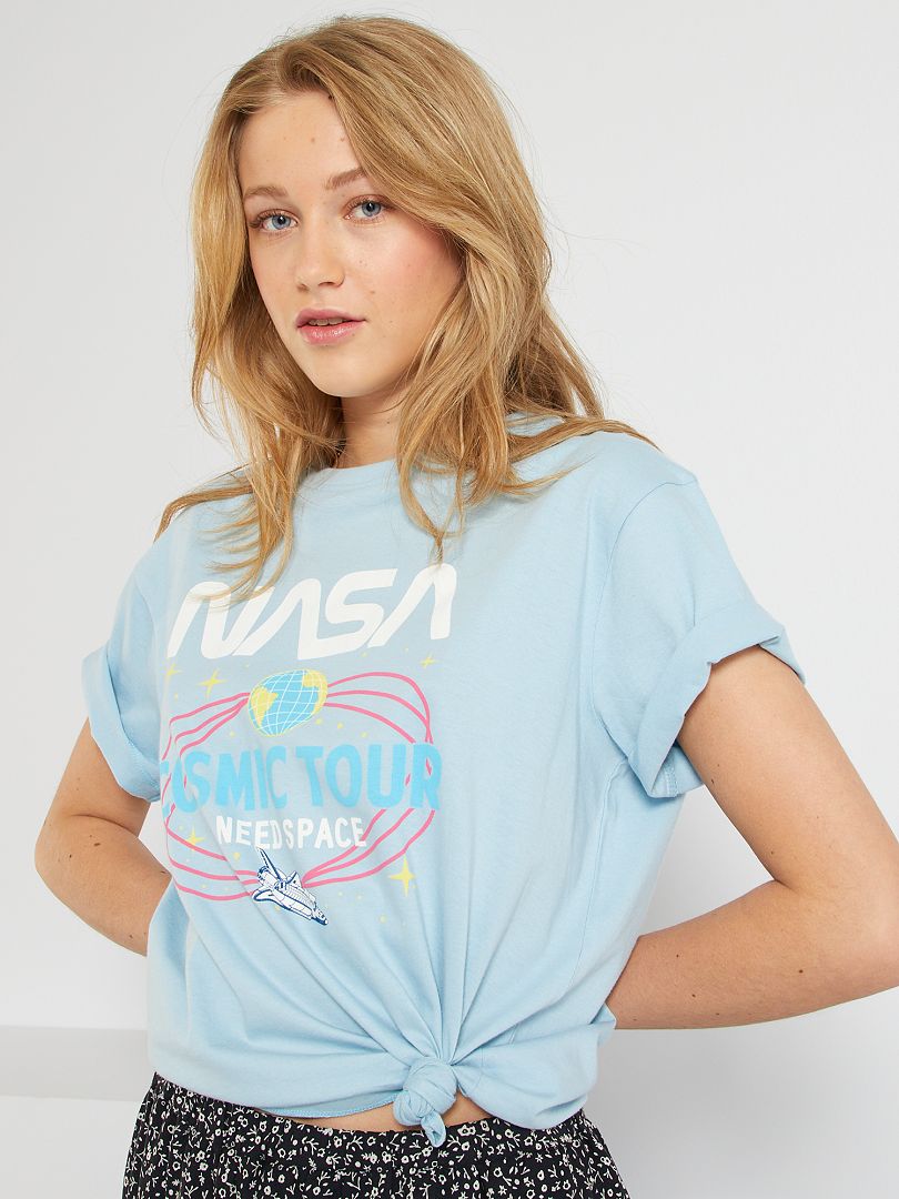 T-shirt 'NASA' BLAUW - Kiabi