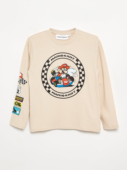T-shirt 'Nintendo' 'Mario' manches longues - Kiabi