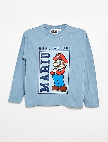 T-shirt 'Nintendo' 'Mario' manches longues