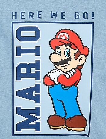 T-shirt 'Nintendo' 'Mario' manches longues