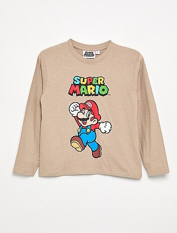 T-shirt 'Nintendo' 'Mario' met lange mouwen