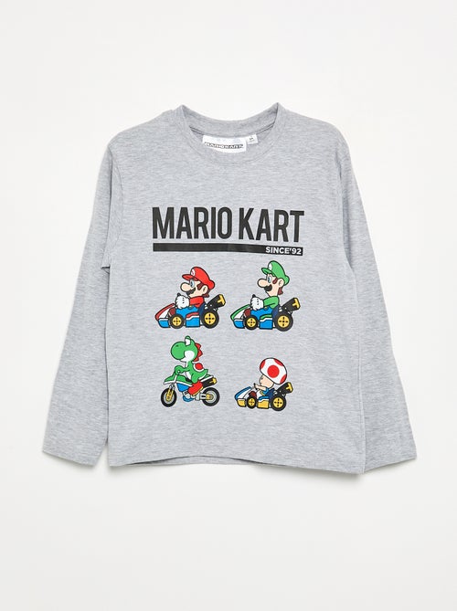 T-shirt 'Nintendo' 'Mario' met lange mouwen - Kiabi T-shirt 'Nintendo' 'Mario' met lange mouwen - Kiabi