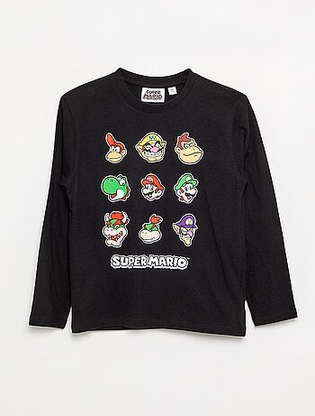 T-shirt 'Nintendo' 'Mario' met lange mouwen