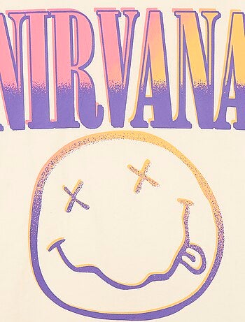 T-shirt 'Nirvana" à manches courtes
