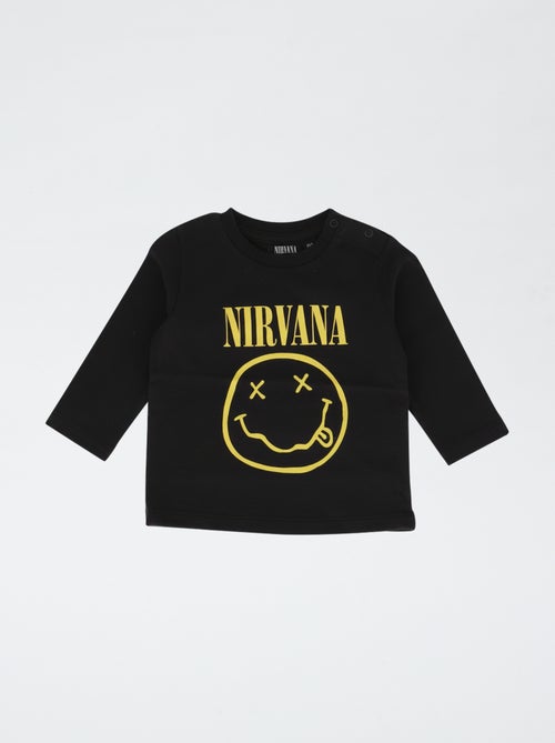 T-shirt 'Nirvana' à manches longues - Kiabi