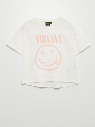 T-shirt 'Nirvana'  manches courtes