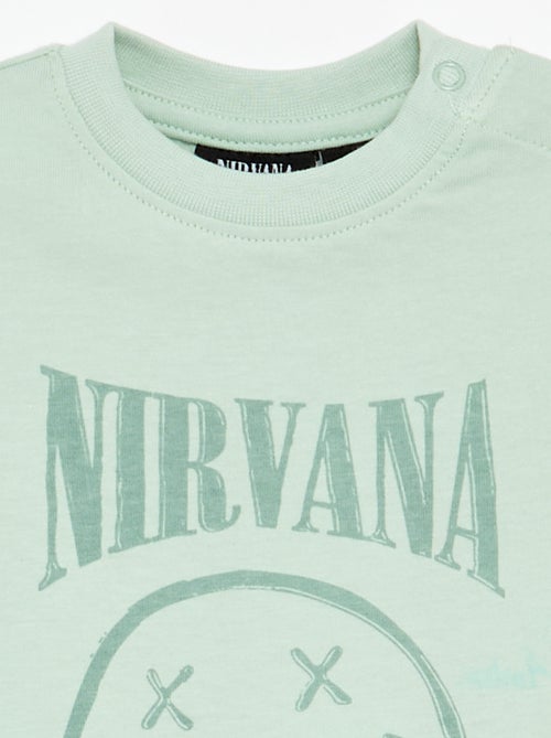 T-shirt 'Nirvana' met korte mouwen - Kiabi