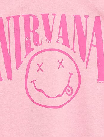 T-shirt 'Nirvana' met korte mouwen