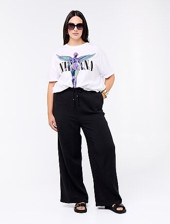 T-shirt 'Nirvana' met korte mouwen