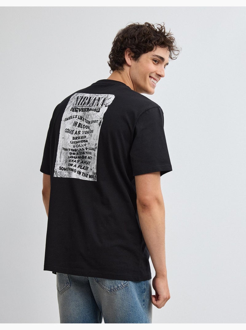 T-shirt Nirvana, MO Fashion Noir - Kiabi