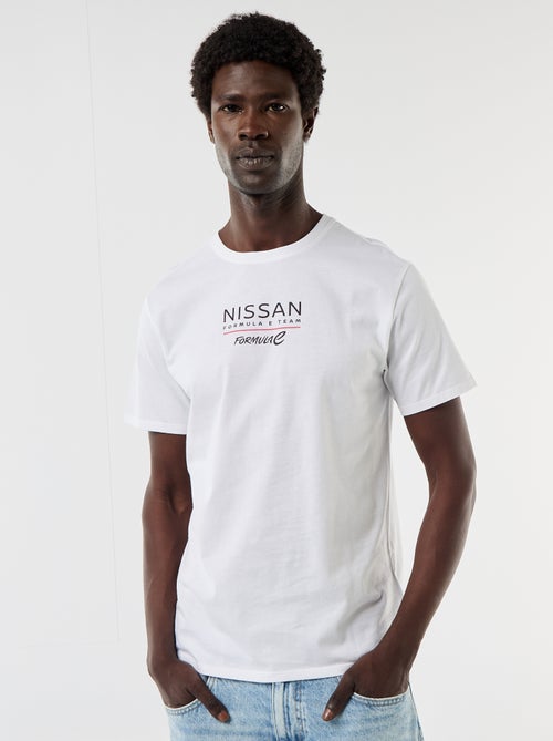 T-shirt 'Nissan' 'Formula E Team' à manches courtes - Kiabi