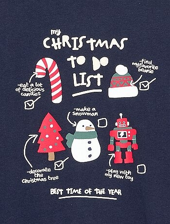 T-shirt 'Noël' à manches longues