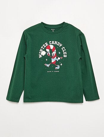 T-shirt 'Noël' à manches longues