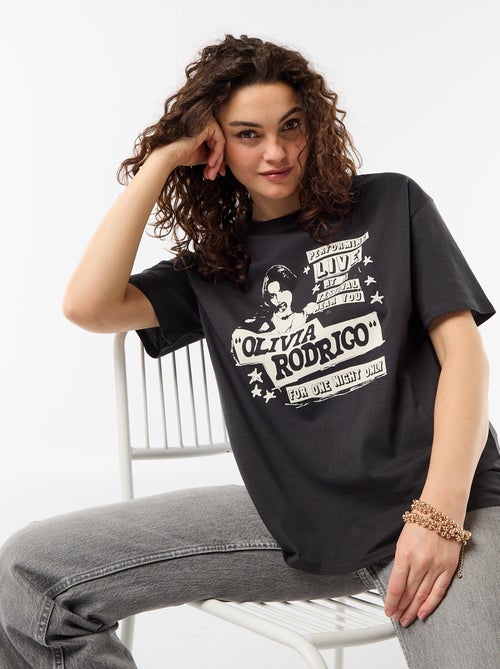 T-shirt 'Olivia Rodrigo' à manches courtes - Kiabi