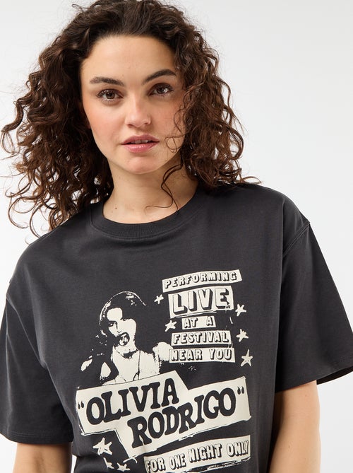 T-shirt 'Olivia Rodrigo' met korte mouwen - Kiabi