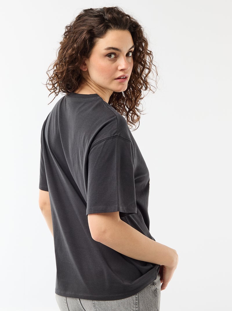 T-shirt 'Olivia Rodrigo' met korte mouwen Zwart - Kiabi