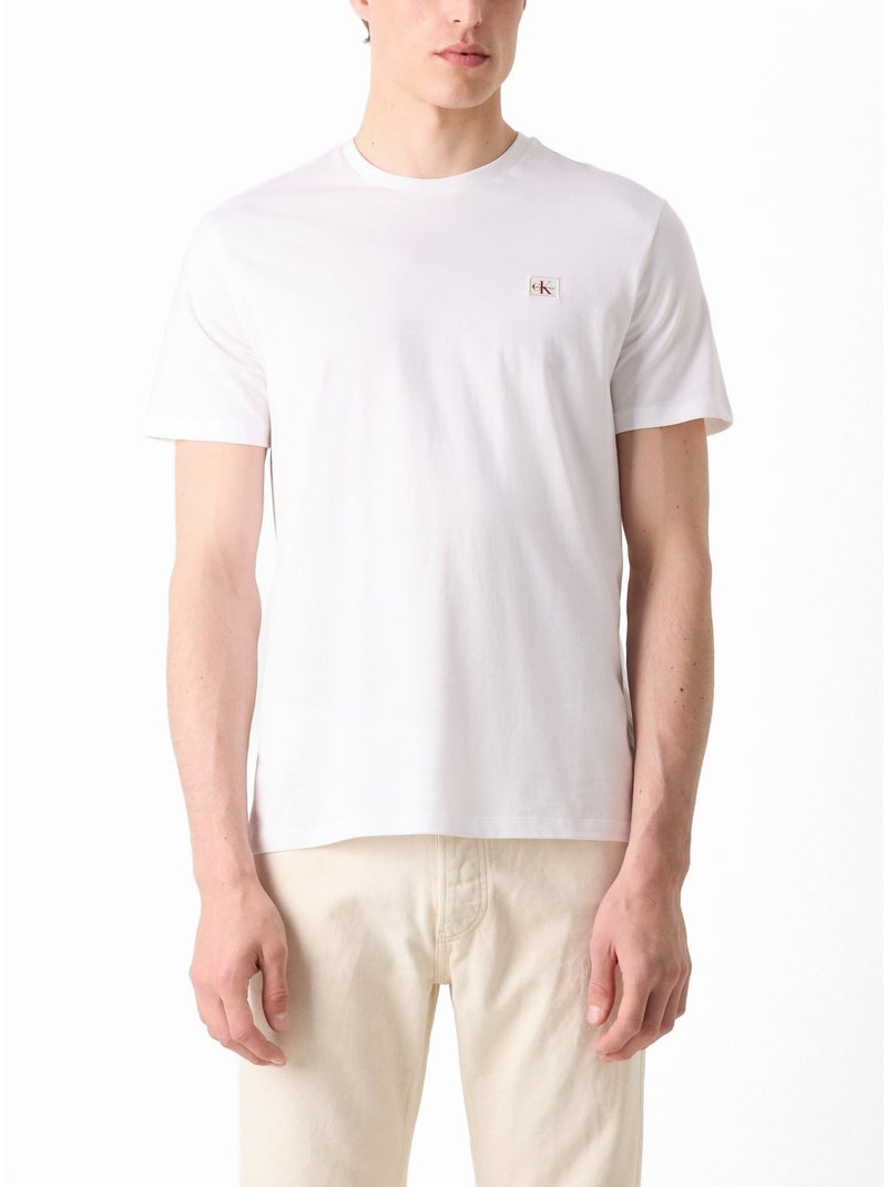 T-shirt om aan te trekken - Calvin Klein Parelwit glanzend - Kiabi