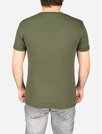T-shirt met textuur - Frilivin
