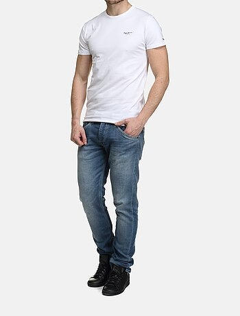 Pepe Jeans Original Basic Geel T-shirt voor Heren PM508212