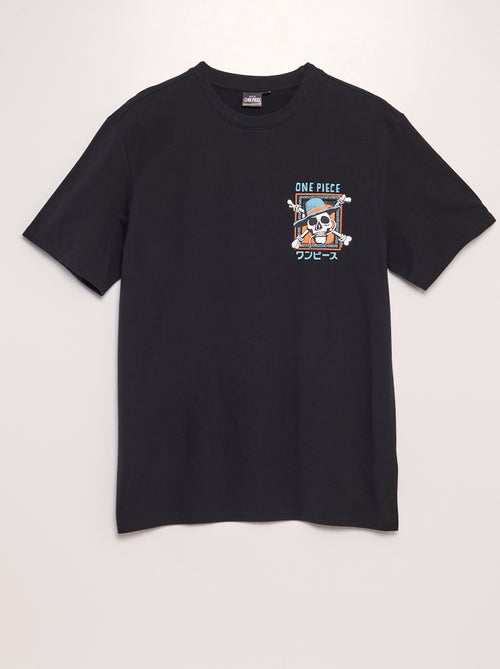 T-shirt 'One Piece' à col rond - Kiabi