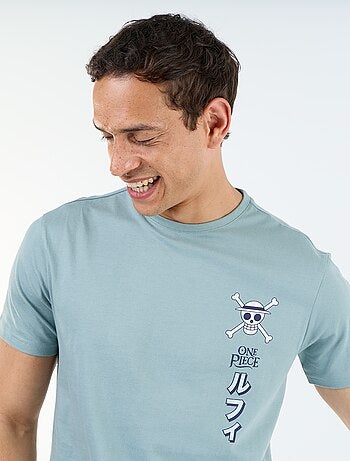 T-shirt 'One Piece' à manches courtes imprimé recto/verso