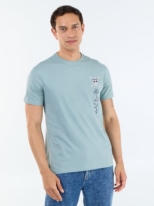 T-shirt 'One Piece' à manches courtes imprimé recto/verso - Kiabi T-shirt 'One Piece' à manches courtes imprimé recto/verso - Kiabi
