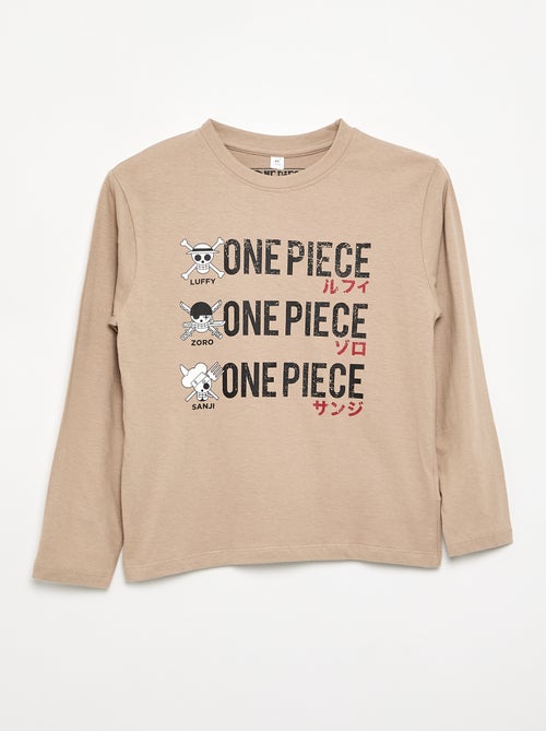 T-shirt 'One Piece' à manches longues - Kiabi