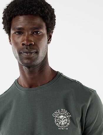 T-shirt 'One Piece' aan twee zijden bedrukt