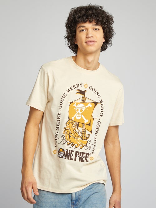 T-shirt 'One Piece' manches courtes - Kiabi