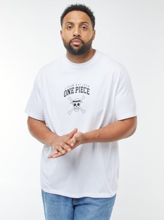 T-shirt 'One Piece' manches courtes