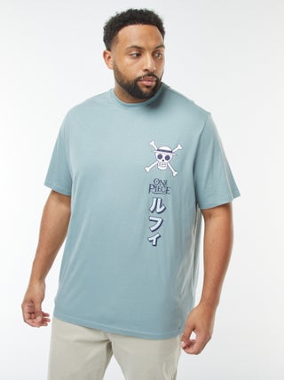 T-shirt 'One Piece' manches courtes imprimé recto-verso